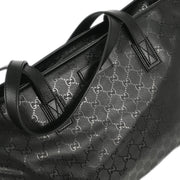 Gucci Black GG Tote Handbag 211137 527066 166678