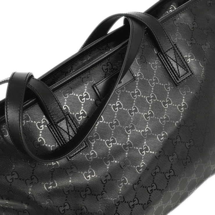 Gucci Black GG Tote Handbag 211137 527066 166678