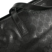 Gucci Black GG Tote Handbag 211137 527066 166678