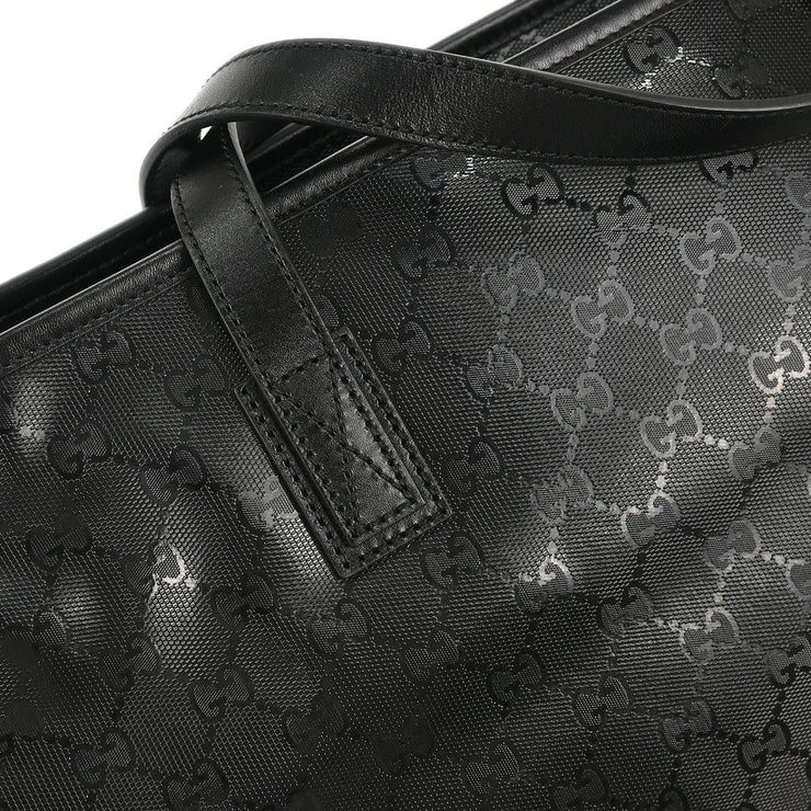 Gucci Black GG Tote Handbag 211137 527066 166678