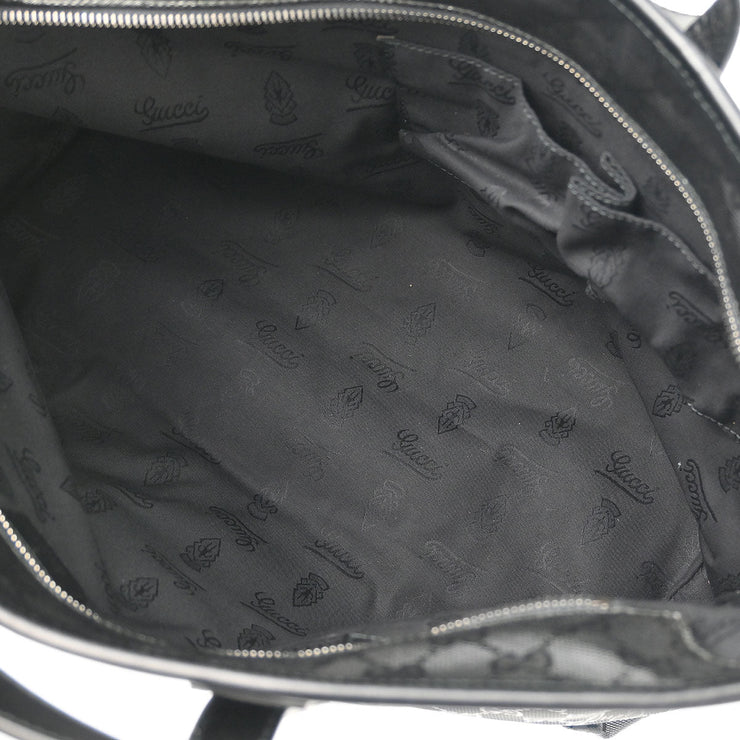 Gucci Black GG Tote Handbag 211137 527066 166678