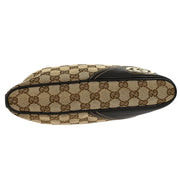 Gucci Beige Canvas GG Hobo Handbag 182489 502752 166682