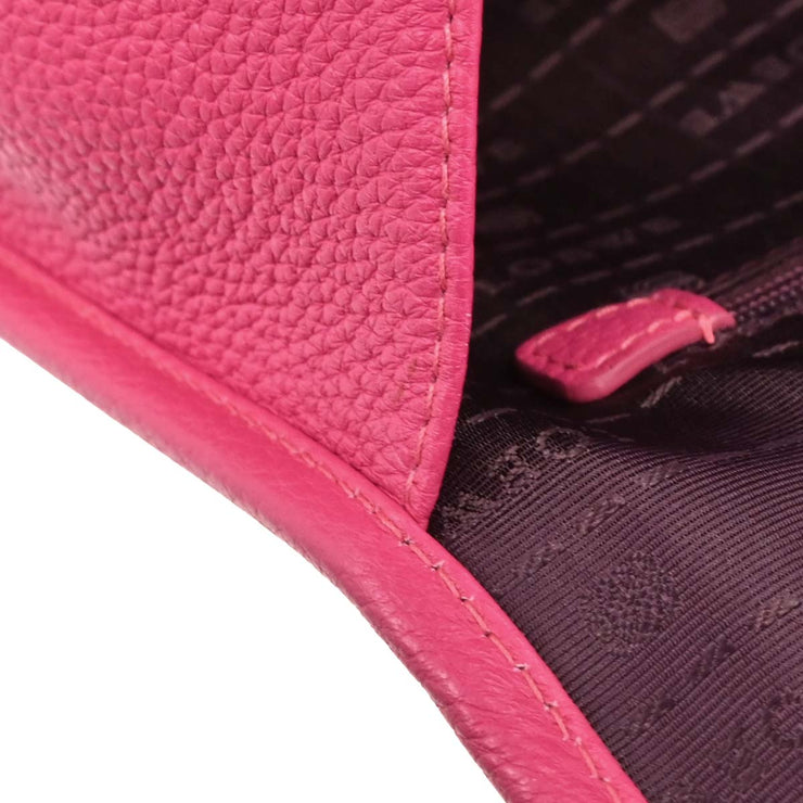 Loewe Pink Leather Handbag 061110 166683