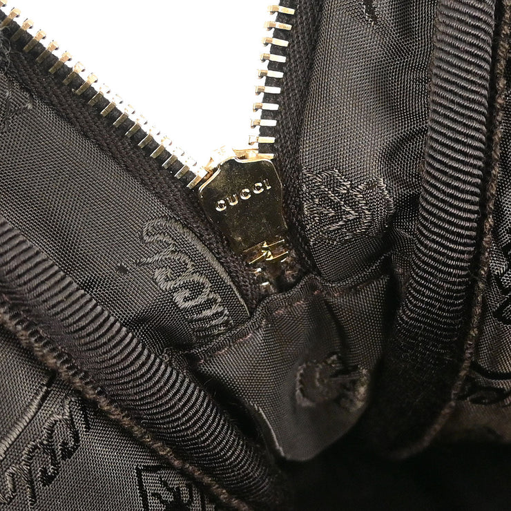 Gucci Black Guccissima GG Diamante Briefcase Handbag 208463 498879 166684
