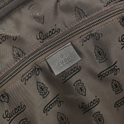 Gucci Black Guccissima GG Diamante Briefcase Handbag 208463 498879 166684