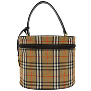 Burberry Beige House Check Vanity Handbag 166686