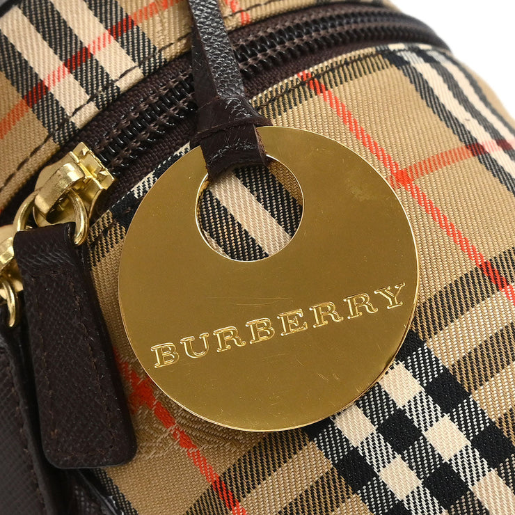 Burberry Beige House Check Vanity Handbag 166686