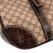 Celine Brown Canvas Macadam Boogie Tote Handbag WC-ST-0047 166688