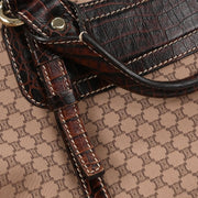Celine Brown Canvas Macadam Boogie Tote Handbag WC-ST-0047 166688
