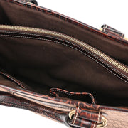 Celine Brown Canvas Macadam Boogie Tote Handbag WC-ST-0047 166688