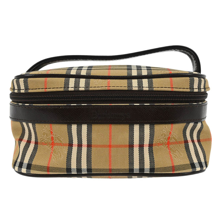 Burberrys Beige House Check Vanity Handbag 166689