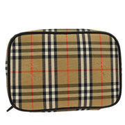 Burberrys Beige House Check Vanity Handbag 166689