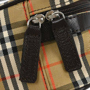 Burberrys Beige House Check Vanity Handbag 166689