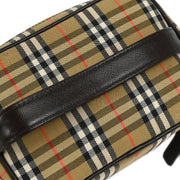 Burberrys Beige House Check Vanity Handbag 166689