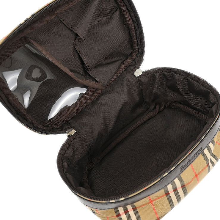 Burberrys Beige House Check Vanity Handbag 166689