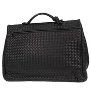 Bottega Veneta Black Intrecciato Business Handbag 122139 166691