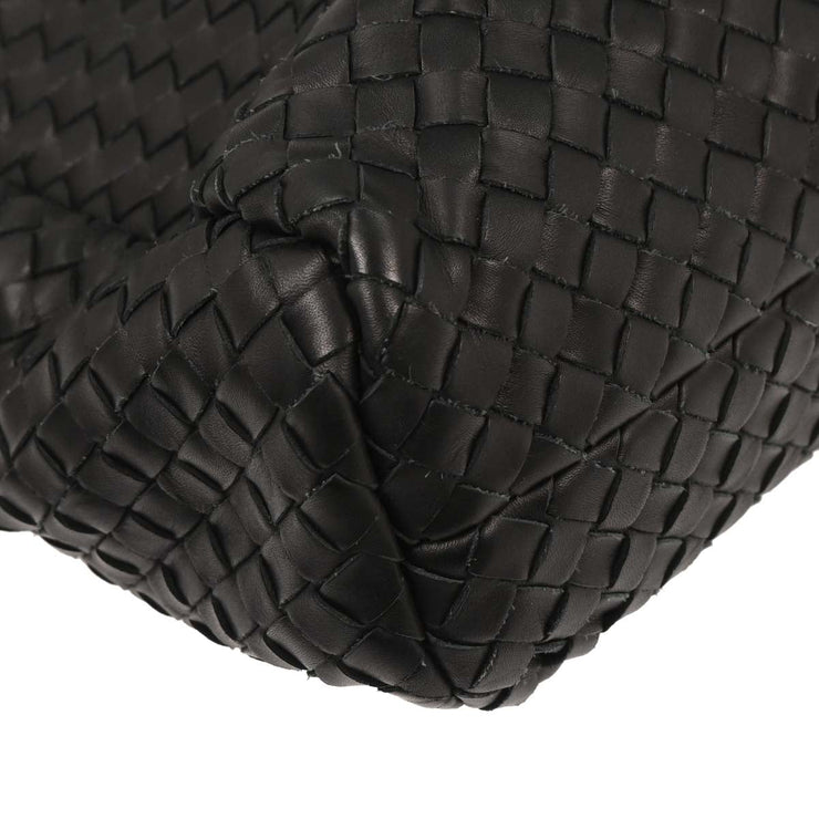 Bottega Veneta Black Intrecciato Business Handbag 122139 166691