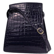 Hermes Raisin Alligator Kelly Sport PM Shoulder Bag X8 Circle:X 166693
