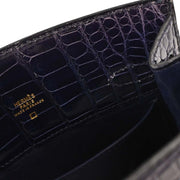 Hermes Raisin Alligator Kelly Sport PM Shoulder Bag X8 Circle:X 166693