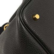 Hermes Black Taurillon Clemence Picotin Lock 22 MM Handbag DAM003UH 166696