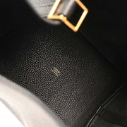 Hermes Black Taurillon Clemence Picotin Lock 22 MM Handbag DAM003UH 166696