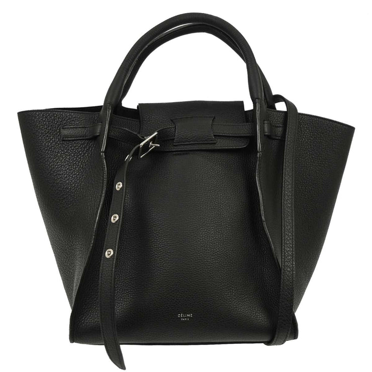 Celine Black Big Bag 2way Tote Bag 166697