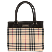 Burberry Beige Brown Burberry Check Tote Bag 166699