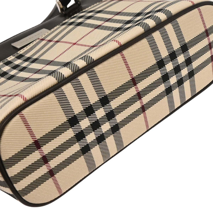 Burberry Beige Brown Burberry Check Tote Bag 166699