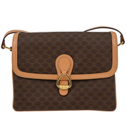 Celine Brown Macadam Shoulder Bag M14 166700
