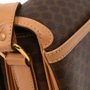 Celine Brown Macadam Shoulder Bag M14 166700