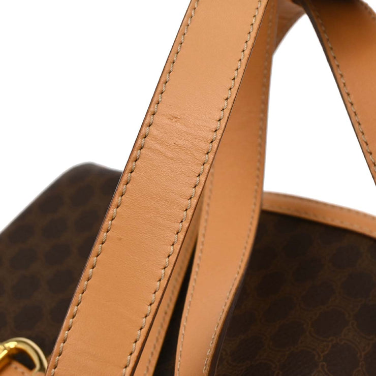 Celine Brown Macadam Shoulder Bag M14 166700