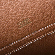 Hermes Gold Taurillon Clemence Sherpa Backpack 27 Circle:Y 166704