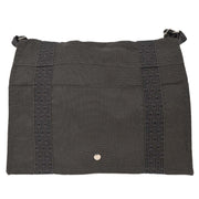 Hermes Gray Canvas Herline Besace MM Messenger Bag 166706