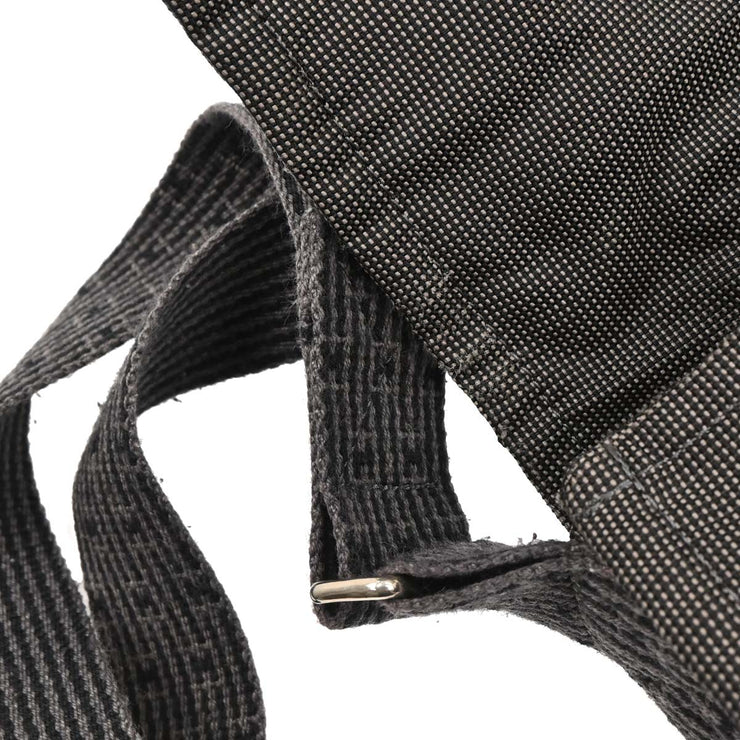 Hermes Gray Canvas Herline Besace MM Messenger Bag 166706