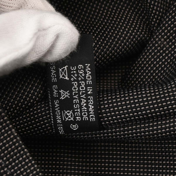 Hermes Gray Canvas Herline Besace MM Messenger Bag 166706