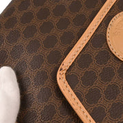 Celine Brown Macadam Shoulder Bag M13 166707
