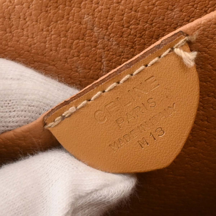 Celine Brown Macadam Shoulder Bag M13 166707