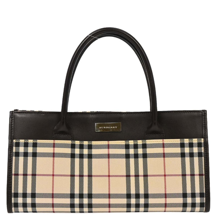 Burberry Beige Burberry Check Handbag 166708