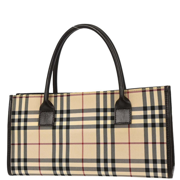 Burberry Beige Burberry Check Handbag 166708