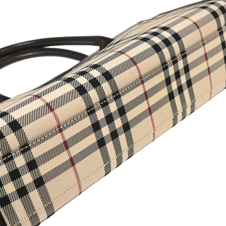 Burberry Beige Burberry Check Handbag 166708