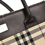 Burberry Beige Burberry Check Handbag 166708
