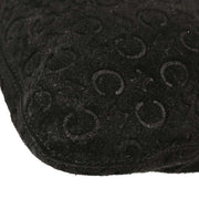 Celine Black Suede Macadam C Handbag MC00/1 166709