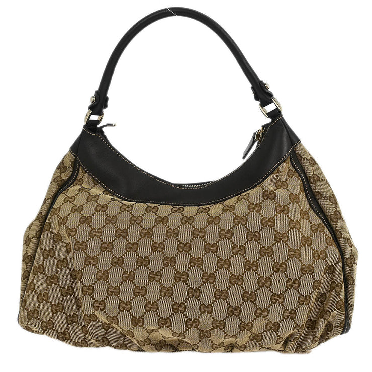 Gucci Beige GG Abbey Hobo Handbag 189833 493492 166712