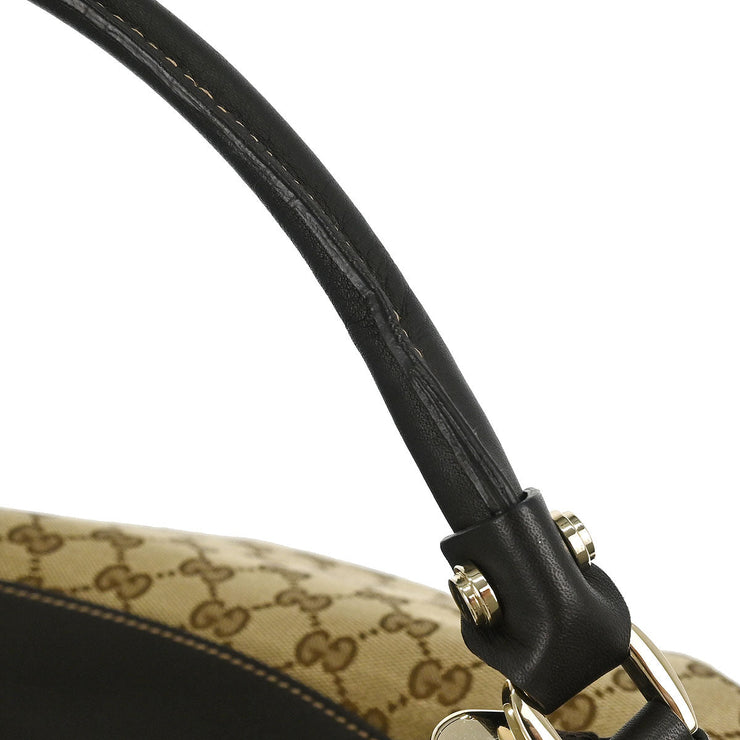 Gucci Beige GG Abbey Hobo Handbag 189833 493492 166712