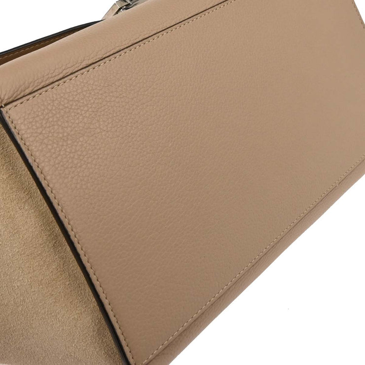 Celine Beige Trapeze 2way Handbag S-SN-0182 S-CU-1092 166713