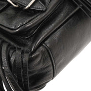 Saint Laurent Black Fringe Festival Backpack GNR.441719.0416 166715