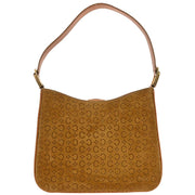 Celine Brown Suede C Macadam Handbag MC00/2 166716