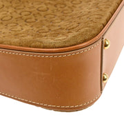 Celine Brown Suede C Macadam Handbag MC00/2 166716