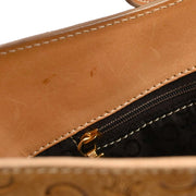 Celine Brown Suede C Macadam Handbag MC00/2 166716