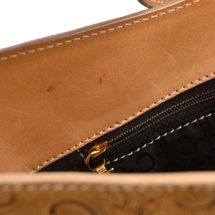 Celine Brown Suede C Macadam Handbag MC00/2 166716
